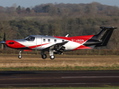 PILATUS PC-12 DE SHERMAN DE SAN FERNANDO